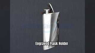 هدية حامل قارورة محفورة مخصصة