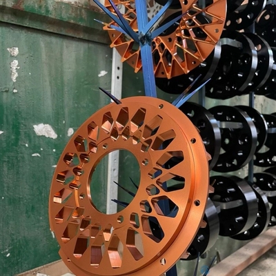 Precision Aluminium Transmission Wheel CNC Machined Bicycle Wheel For Modification