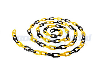 8 ملم القطر المرور المخروط البلاستيكية سلسلة ربط مع الأسود اللون الأصفر