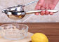 اليد تعمل الثقيلة لامعة البولندية الفولاذ المقاوم للصدأ أدوات المطبخ عصير الليمون النازع